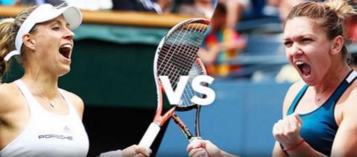 Turneul Campioanelor: Simona Halep vs Angelique Kerber (de la ora 14:30)