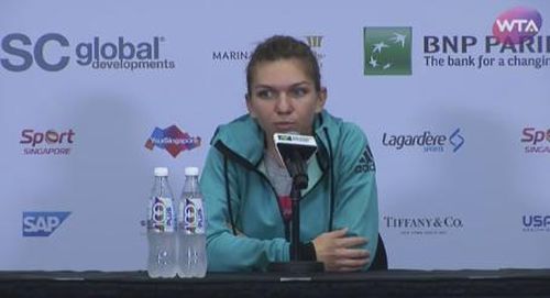 Simona Halep, dupa infrangerea cu Siniakova: "Nu am simtit jocul astazi, nu am de gand sa schimb antrenorul"