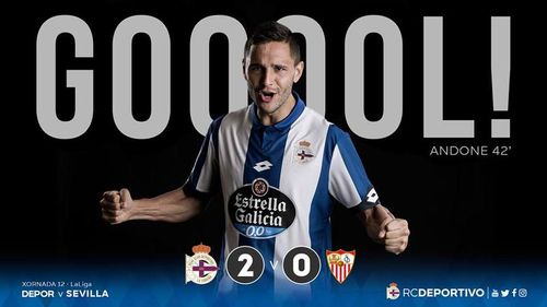 VIDEO Deportivo - Sevilla 2-3/ Gol superb marcat de Florin Andone pentru gazde