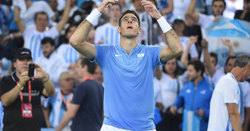 ​Cupa Davis, finala: Croatia vs Argentina 1-1, dupa prima zi - Juan Martin Del Potro a egalat situatia dupa ce l-a invins pe Ivo Karlovic