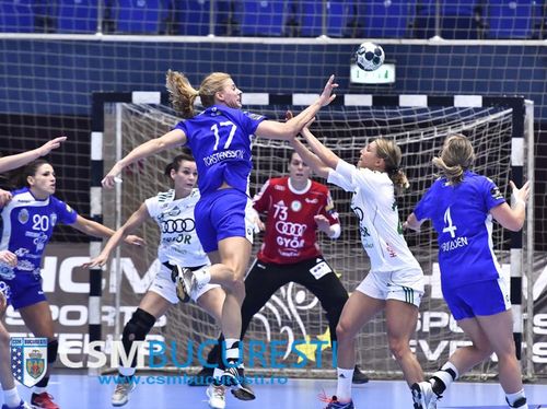 ​Liga Campionilor, handbal feminin: Gyor - CSM Bucuresti 33-25/ A treia infrangere consecutiva