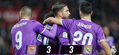 VIDEO Sevilla - Real Madrid 3-3/ Galacticii, in sferturile Cupei Spaniei