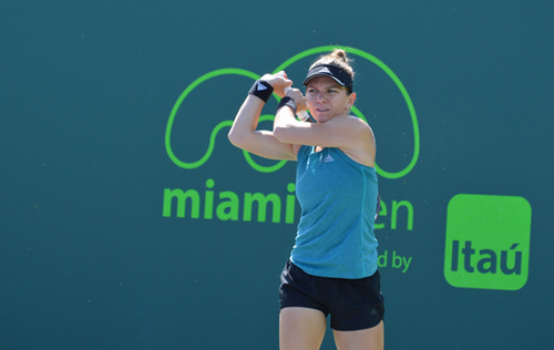 VIDEO WTA Miami: Johanna Konta vs Simona Halep 3-6, 7-6(7), 6-2/ Final de drum - Halep, eliminata dupa ce a servit pentru castigarea partidei