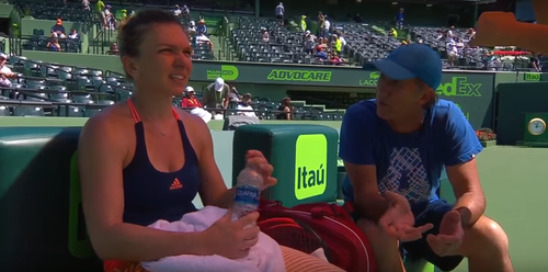 VIDEO Discutie tensionata intre Simona Halep si Darren Cahill: "Ceri prea mult. Asta e caracterul meu. Am un joc ridicol"