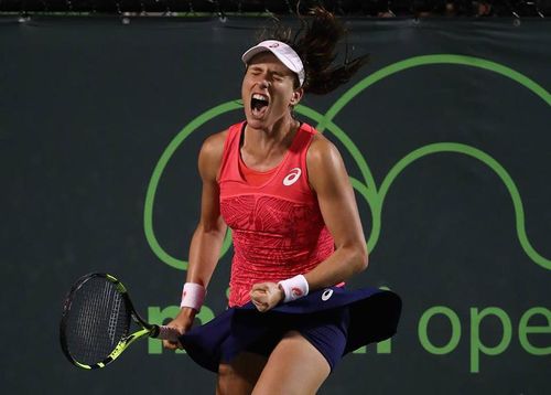 VIDEO WTA Miami: Caroline Wozniacki si Johanna Konta vor disputa finala competitiei americane