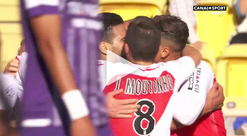 VIDEO AS Monaco, a opta victorie consecutiva in Ligue 1 (3-1 cu Toulouse)