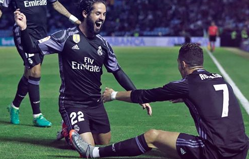 VIDEO Real Madrid, victorie cu 4-1 in meciul cu Celta Vigo - Galacticii, la un punct distanta de fericire