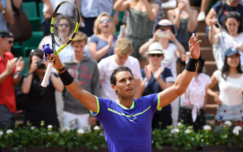 Roland Garros: Rafael Nadal, demonstratie de tenis - A pierdut un singur game in meciul cu Nikoloz Basilashvili