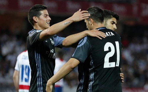 VIDEO Granada - Real Madrid 0-4/ "Galacticii" au egalat-o pe Barcelona in fruntea clasamentului