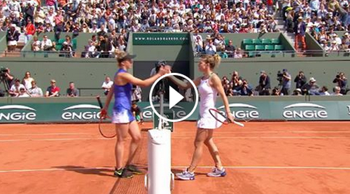 VIDEO Site-ul WTA: "Revenire epica a Simonei Halep" (Rezumatul unui meci "nebun")