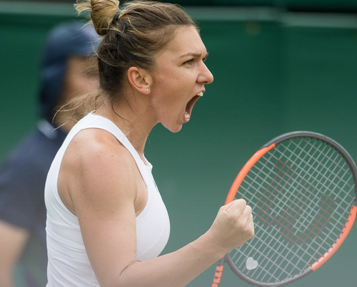 Wimbledon: Simona Halep vs Victoria Azarenka 7-6(3), 6-2/ Simona, in sferturi la "All England Club" - Duel cu Johanna Konta (marti, in jurul orei 17)