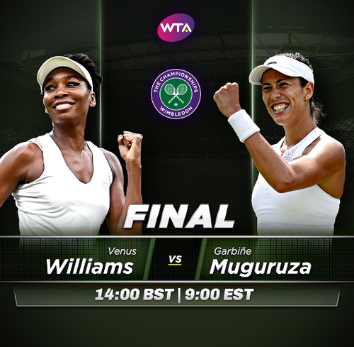 Wimbledon: Venus Williams si Garbine Muguruza lupta pentru titlul de la "All England Club"