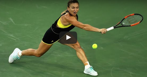 VIDEO Simona Halep o invinge pe Johanna Konta, dupa ce a ratat cinci mingi de meci