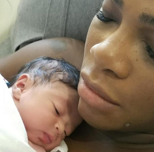 Prima imagine cu fiica Serenei Williams - Alexis Olympia Ohanian Jr.