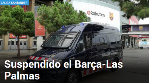 Meciul Barcelona vs Las Palmas se va juca, insa fara spectatori