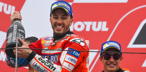 MotoGP: Andrea Dovizioso (Ducati), victorie la limita in fata lui Marc Marquez in MP al Japoniei