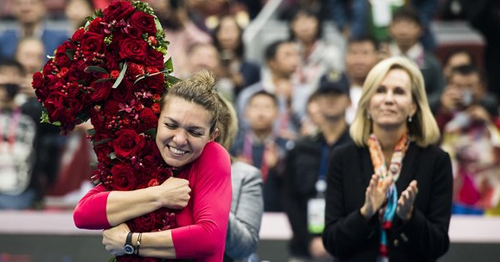 VIDEO WTA Beijing: Simona Halep vs Jelena Ostapenko 6-2, 6-4/Calificare entuziasmanta in finala competitiei - Halep va fi noul numar 1 WTA