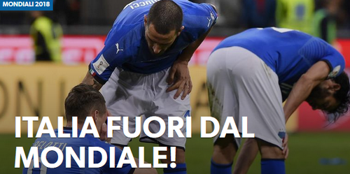 VIDEO Italia - Suedia 0-0/ Italia, cu ochii in lacrimi - Squadra Azzurra, in afara Mondialul din 2018