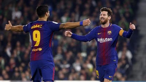 ​VIDEO Betis - Barcelona 0-5/ A doua repriza de vis a catalanilor - "Dubla" pentru Messi si Suarez