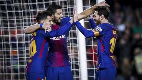 ​VIDEO Barcelona - Girona 6-1/ Recital de goluri pe "Camp Nou" - Hat-trick reusit de Suarez si "dubla" pentru Messi