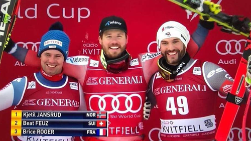 VIDEO Schi alpin: Kjetil Jansrud, invingator in proba de slalom super-urias de la Kvitfjell  - Norvegianul si-a asigurat micul glob de cristal