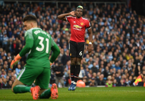 VIDEO Manchester United, revenire spectaculoasă după ce a fost condusă cu 2-0 de Manchester City - Paul Pogba, două goluri în două minute