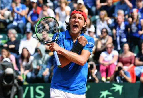 Cupa Davis: Italia - Franța 1-3/ Lucas Pouille a adus calificarea în semifinale