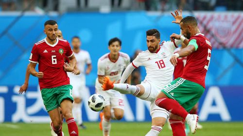 FOTOGALERIE CM 2018: Maroc - Iran 0-1/ Autogolul lui Bouhaddouz (95')