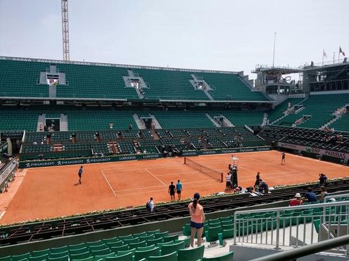 Simona Halep, ultimul antrenament înainte de finala de la Roland Garros - Primii fani români sunt deja pe Chatrier