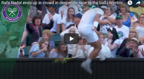 ​VIDEO Faza zilei la Wimbledon: Rafael Nadal, ce ai cu spectatorii?