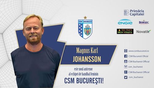 Handbal feminin: Suedezul Magnus Karl Johansson, noul antrenor al echipei CSM Bucureşti