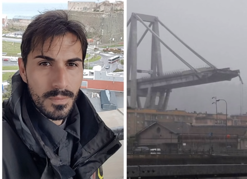 Davide Capello (fost portar la Cagliari), implicat în accidentul de la Genova: "Am văzut cum drumul se surpa, am crezut că sunt într-un film"