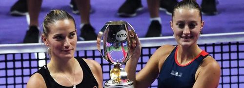 Kristina Mladenovic şi Timea Babos au câștigat Turneul Campioanelor la dublu