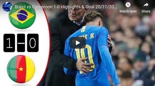 ​VIDEO Brazilia, victorie împotriva Camerunului (1-0) / Neymar a părăsit terenul în minutul 8, accidentat