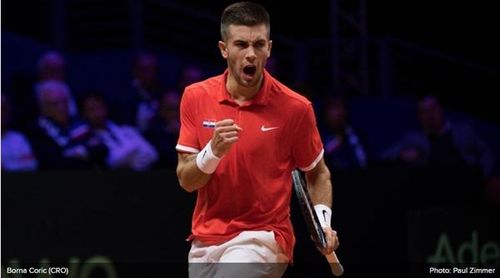 ​Cupa Davis, finala: Borna Coric, victorie categorică în fața lui Jeremy Chardy (Croația vs Franța 1-0)