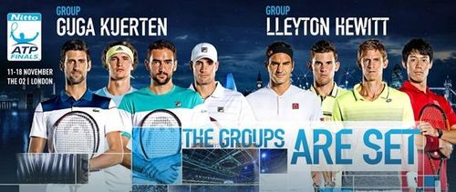 ​Turneul Campionilor: Cum arată cele două grupe - Roger Federer îl reîntâlnește pe Kevin Anderson (cel care l-a eliminat de la Wimbledon)