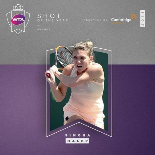 VIDEO Simona Halep a câştigat premiul WTA pentru lovitura anului