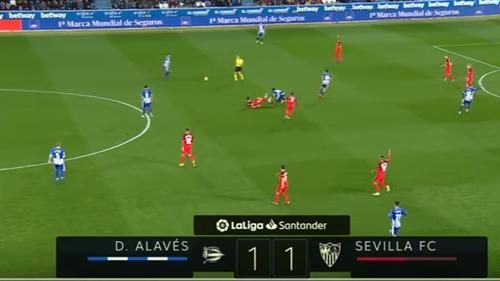 VIDEO Sevilla a cedat locul întâi din LaLiga după 1-1 cu Alaves - Barcelona, noul lider