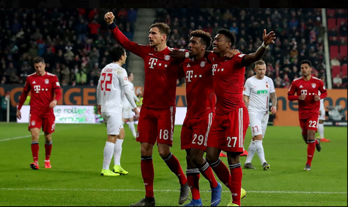 VIDEO Augsburg - Bayern Munchen 2-3 / Campioana a fost condusă de două ori - "Dublă" și pasă de gol pentru Coman