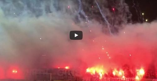 ​VIDEO Meci încheiat prematur în Suedia din cauza spectacolului pirotehnic din tribune (Goteborg vs GAIS)