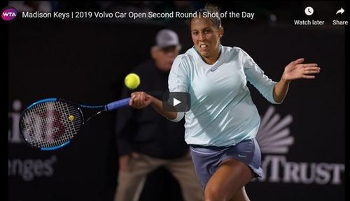 ​VIDEO Madison Keys, lovitura zilei: Arta improvizației, slice-ul și reflexele foarte bune de la fileu