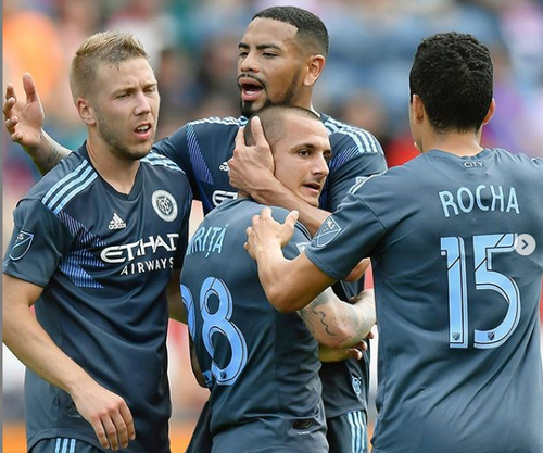 VIDEO MLS: Mitriţă a adus un punct pentru New York City FC, prin golul marcat cu Chicago Fire - Românul a fost desemnat omul  meciului