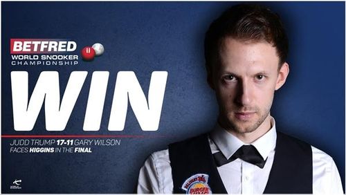 CM Snooker: Judd Trump, adversarul lui John Higgins din marea finală (17-11 vs Gary Wilson)