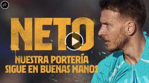 ​OFICIAL: Neto, noul portar al Barcelonei