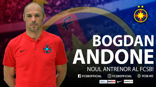 Bogdan Andone, prezentat oficial ca antrenor principal al echipei FCSB