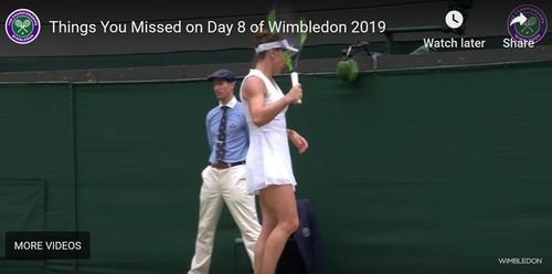 Wimbledon, ziua 8: Lucruri care nu s-au văzut la tv - Când arbitrul de scaun devine jucător, copilul de mingi cu adevărat ghinionist și racheta pe care Halep și-a dat-o în cap