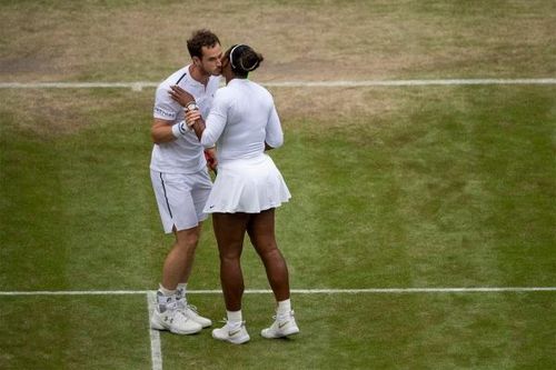 ​Wimbledon: Andy Murray și Serena Williams, învinși de principalii favoriți în optimile probei de dublu mixt