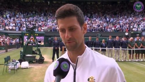 VIDEO Novak Djokovic, după ce l-a învins pe Roger Federer: "E ireal ce s-a întâmplat, e păcat că cineva trebuie să piardă într-un astfel de meci"