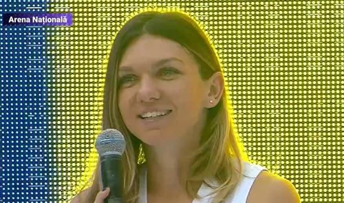 Simona Halep, ovaționată de mii de spectatori pe Arena Națională: "Mulțumesc României pentru că m-am născut aici și sper să trăiesc aici toată viața"