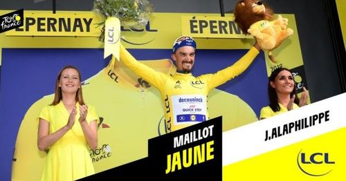 Turul Franței: Julian Alaphilippe (Deceuuninck - Quick Step) a câștigat etapa a treia și a preluat tricoul galben